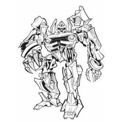 Раскраска: трансформеры (Супер герой) #75255 - Бесплатные раскраски для печати