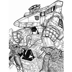 Раскраска: трансформеры (Супер герой) #75290 - Бесплатные раскраски для печати