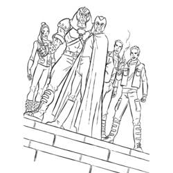 Раскраска: X-Men (Супер герой) #74363 - Раскраски для печати