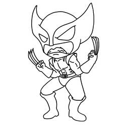 Раскраска: X-Men (Супер герой) #74378 - Раскраски для печати