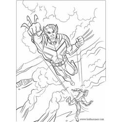 Раскраска: X-Men (Супер герой) #74383 - Бесплатные раскраски для печати
