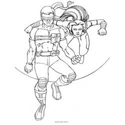 Раскраска: X-Men (Супер герой) #74458 - Раскраски для печати