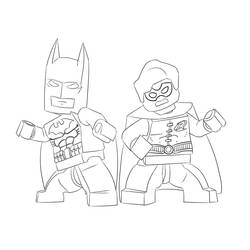 Раскраски: LEGO Batman - Бесплатные раскраски для печати