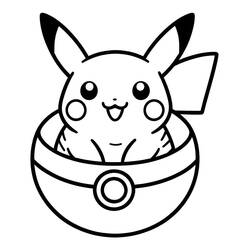 Раскраски: Pokeball - Бесплатные раскраски для печати