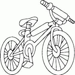 Раскраска: Велосипед / Велосипед (транспорт) #136941 - Раскраски для печати
