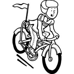 Раскраска: Велосипед / Велосипед (транспорт) #136942 - Раскраски для печати
