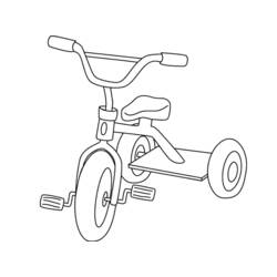 Раскраска: Велосипед / Велосипед (транспорт) #136943 - Раскраски для печати