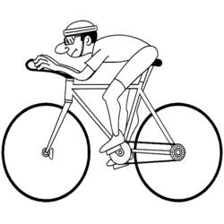 Раскраска: Велосипед / Велосипед (транспорт) #136948 - Бесплатные раскраски для печати