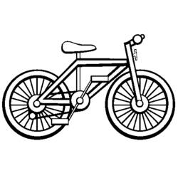 Раскраска: Велосипед / Велосипед (транспорт) #136951 - Раскраски для печати