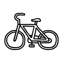 Раскраска: Велосипед / Велосипед (транспорт) #136953 - Раскраски для печати