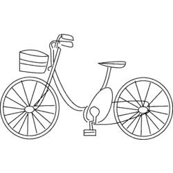 Раскраска: Велосипед / Велосипед (транспорт) #136954 - Раскраски для печати