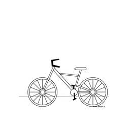 Раскраска: Велосипед / Велосипед (транспорт) #136956 - Раскраски для печати