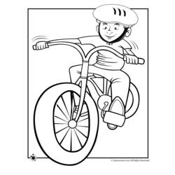 Раскраска: Велосипед / Велосипед (транспорт) #136958 - Бесплатные раскраски для печати