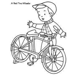 Раскраска: Велосипед / Велосипед (транспорт) #136959 - Бесплатные раскраски для печати