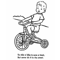 Раскраска: Велосипед / Велосипед (транспорт) #136961 - Раскраски для печати