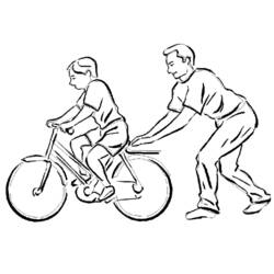 Раскраска: Велосипед / Велосипед (транспорт) #136974 - Бесплатные раскраски для печати