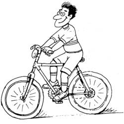 Раскраска: Велосипед / Велосипед (транспорт) #136975 - Раскраски для печати