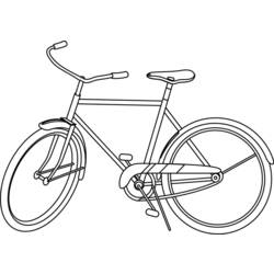 Раскраска: Велосипед / Велосипед (транспорт) #136976 - Раскраски для печати