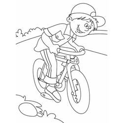 Раскраска: Велосипед / Велосипед (транспорт) #136977 - Бесплатные раскраски для печати