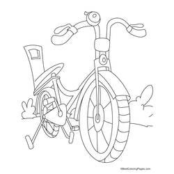 Раскраска: Велосипед / Велосипед (транспорт) #136983 - Бесплатные раскраски для печати