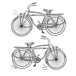 Раскраска: Велосипед / Велосипед (транспорт) #136991 - Бесплатные раскраски для печати