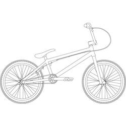 Раскраска: Велосипед / Велосипед (транспорт) #136992 - Раскраски для печати