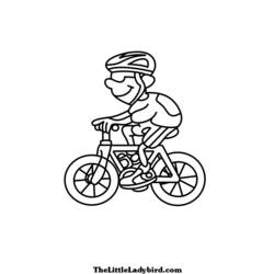 Раскраска: Велосипед / Велосипед (транспорт) #136998 - Раскраски для печати