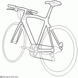 Раскраска: Велосипед / Велосипед (транспорт) #136999 - Бесплатные раскраски для печати