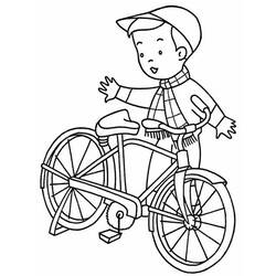 Раскраска: Велосипед / Велосипед (транспорт) #137002 - Бесплатные раскраски для печати