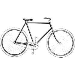 Раскраска: Велосипед / Велосипед (транспорт) #137024 - Бесплатные раскраски для печати