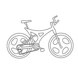 Раскраска: Велосипед / Велосипед (транспорт) #137036 - Бесплатные раскраски для печати