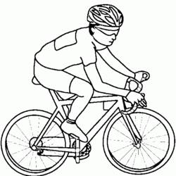 Раскраска: Велосипед / Велосипед (транспорт) #137038 - Раскраски для печати