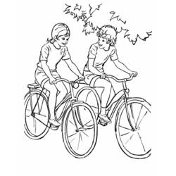 Раскраска: Велосипед / Велосипед (транспорт) #137049 - Бесплатные раскраски для печати