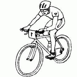 Раскраска: Велосипед / Велосипед (транспорт) #137112 - Бесплатные раскраски для печати