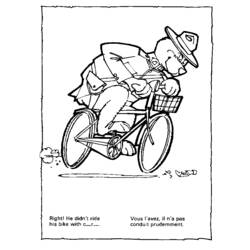 Раскраска: Велосипед / Велосипед (транспорт) #137147 - Бесплатные раскраски для печати