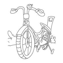 Раскраска: Велосипед / Велосипед (транспорт) #137152 - Бесплатные раскраски для печати
