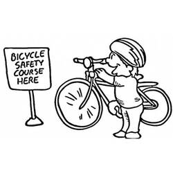 Раскраска: Велосипед / Велосипед (транспорт) #137153 - Бесплатные раскраски для печати