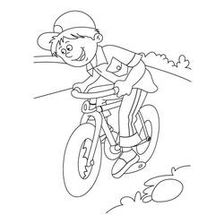 Раскраска: Велосипед / Велосипед (транспорт) #137160 - Раскраски для печати
