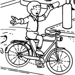 Раскраска: Велосипед / Велосипед (транспорт) #137184 - Раскраски для печати