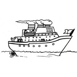 Раскраска: Лодка / Корабль (транспорт) #137440 - Раскраски для печати