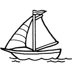 Раскраска: Лодка / Корабль (транспорт) #137445 - Раскраски для печати