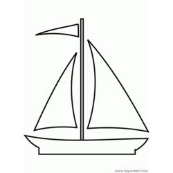 Раскраска: Лодка / Корабль (транспорт) #137452 - Раскраски для печати