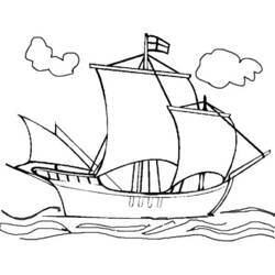 Раскраска: Лодка / Корабль (транспорт) #137453 - Раскраски для печати