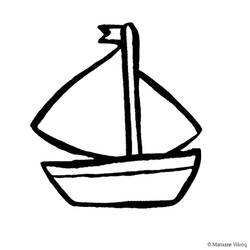 Раскраска: Лодка / Корабль (транспорт) #137458 - Раскраски для печати