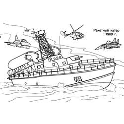 Раскраска: Лодка / Корабль (транспорт) #137465 - Бесплатные раскраски для печати