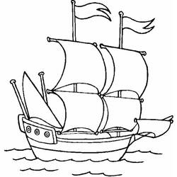 Раскраска: Лодка / Корабль (транспорт) #137468 - Бесплатные раскраски для печати