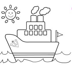 Раскраска: Лодка / Корабль (транспорт) #137470 - Раскраски для печати