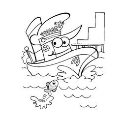 Раскраска: Лодка / Корабль (транспорт) #137472 - Бесплатные раскраски для печати