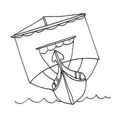 Раскраска: Лодка / Корабль (транспорт) #137474 - Бесплатные раскраски для печати