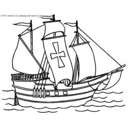 Раскраска: Лодка / Корабль (транспорт) #137476 - Раскраски для печати